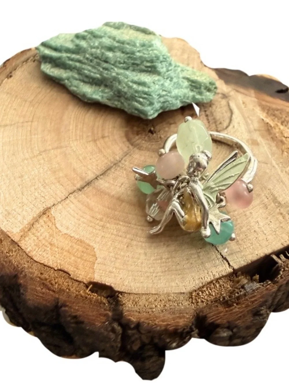 Fairy Ring Adjustable, Ethereal Fae Jewelry, Whimsical‎ Witch Ring